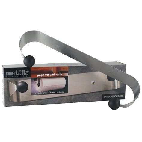 prodyne stainless steel under cabinet paper towel holder m913|Prodyne M.